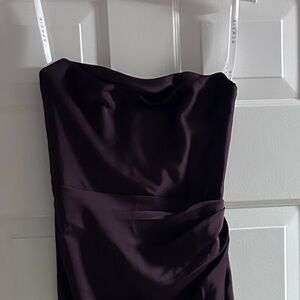 Azzazie sangria bridesmaid dress